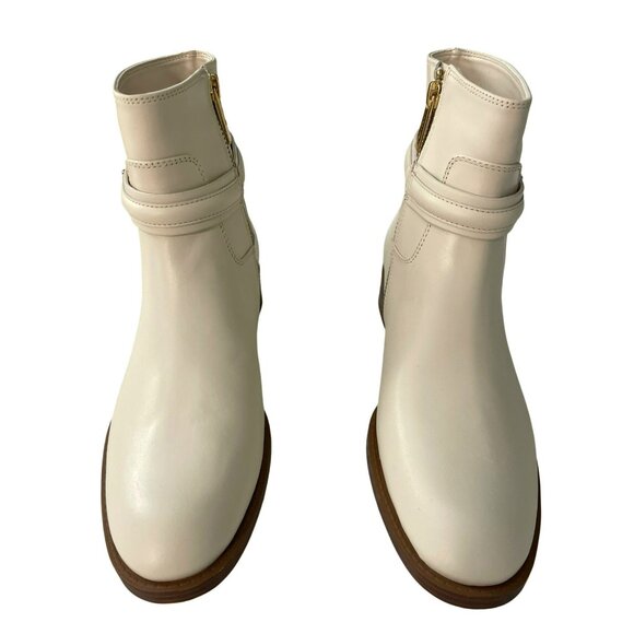 Michael Kors Mindy Cream Ankle Boot Boot Size 8.5 M NWT - Picture 2 of 9